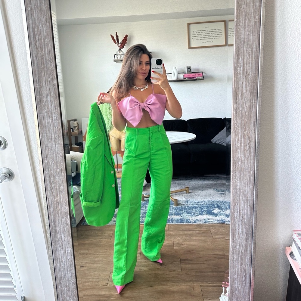 Linen Green Women's suit